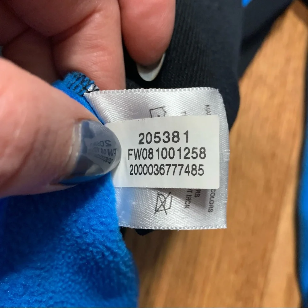 Under Armour Full-Zip Light Fleece Jacket - Cerulean Blue & Black Medium - Picture 11 of 12
